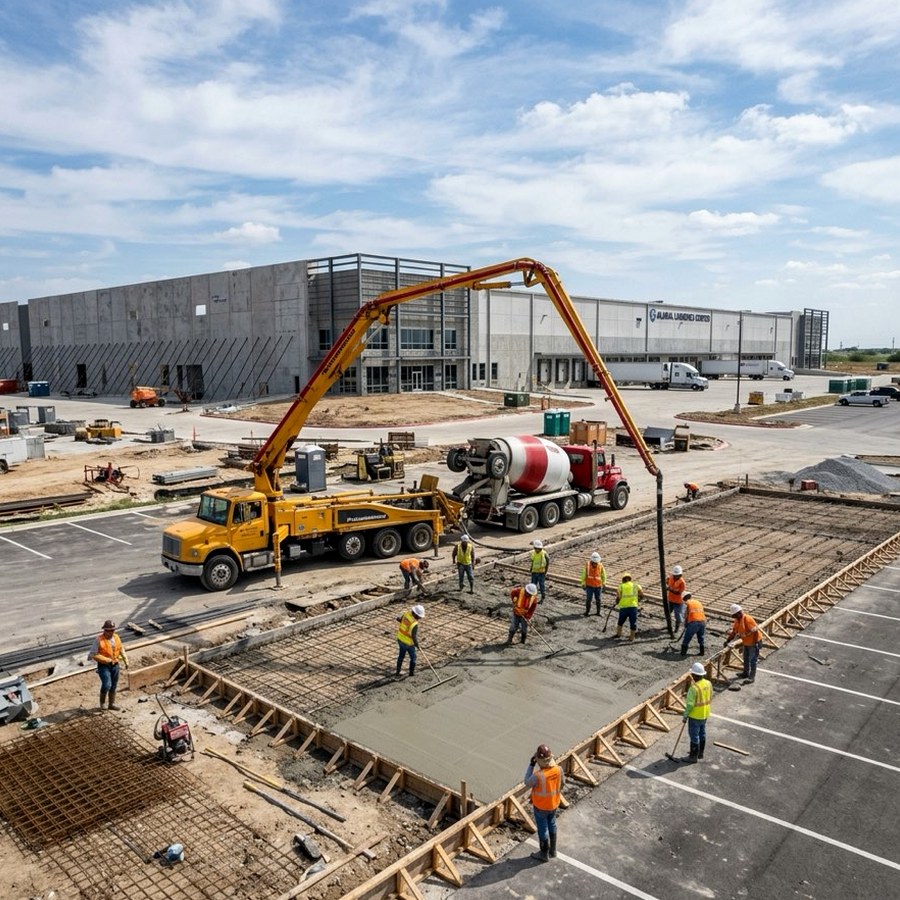Concrete Haul Off Dallas crew and concrete removal work
